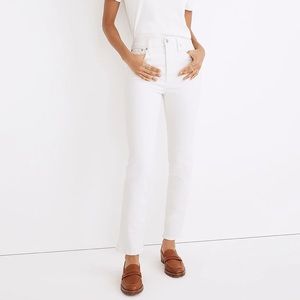 Madewell‎ The Perfect Vintage Jean In Tile White ND501 Size 27